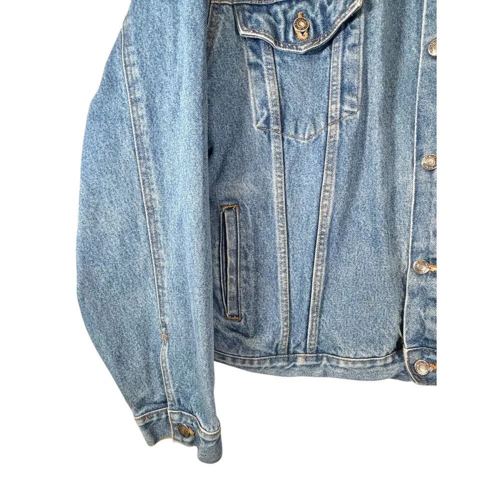 Vintage Philadelphia Folk Festival Master Gardener Denim Jacket